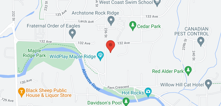 map of 8 23622 132ND AVENUE